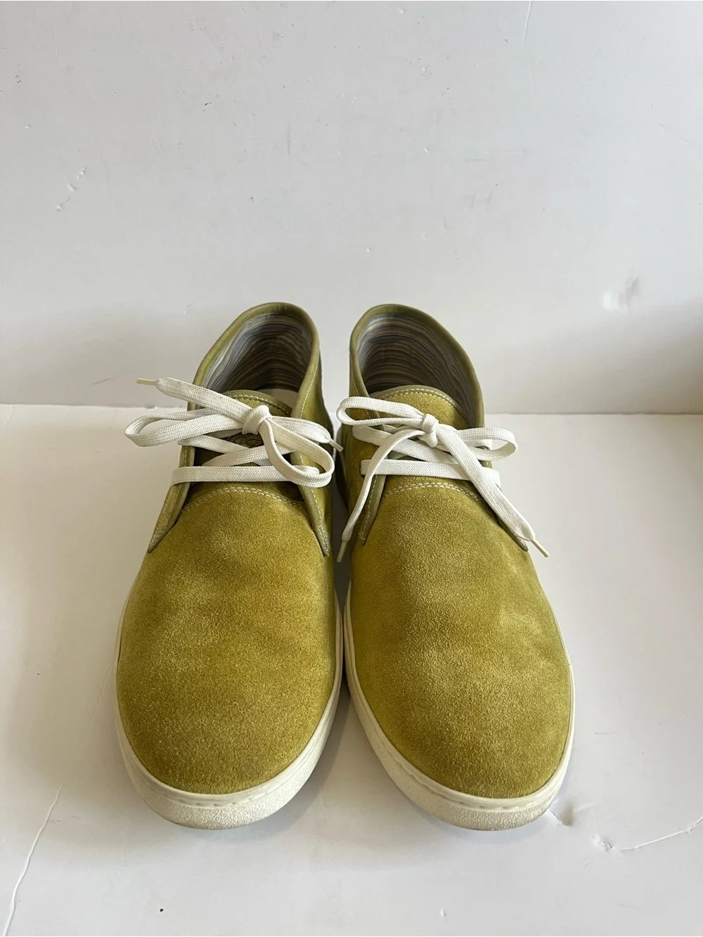 Bruno Magli 3001 Olive Suede Chukka Boots Lace Up Shoes Size  display picture 2